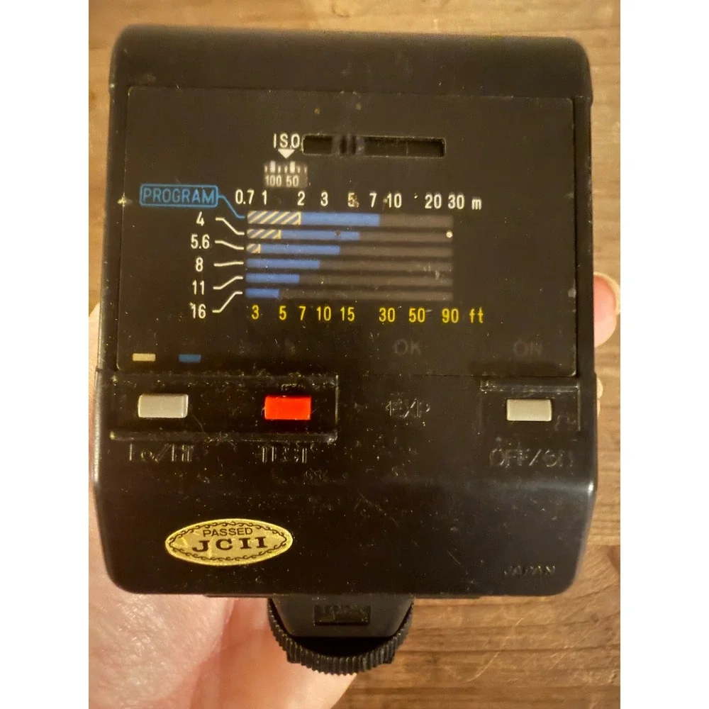 Minolta Maxxum 2800 AF External Camera Flash for SLR Vintage Photography Black